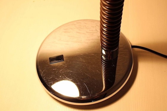 Image 1 of Chromed Metal Desk Lamp From The 70S