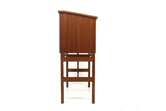 Image 1 of Scandinavian Teak Secretary "Model 67", Arne Wahl Iversen, Vinde Møbelfabrik, Denmark, 1950