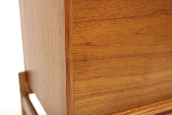 Image 1 of Scandinavian Teak Secretary "Model 67", Arne Wahl Iversen, Vinde Møbelfabrik, Denmark, 1950