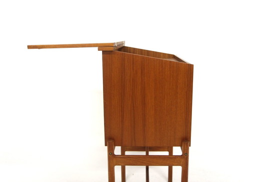 Image 1 of Scandinavian Teak Secretary "Model 67", Arne Wahl Iversen, Vinde Møbelfabrik, Denmark, 1950