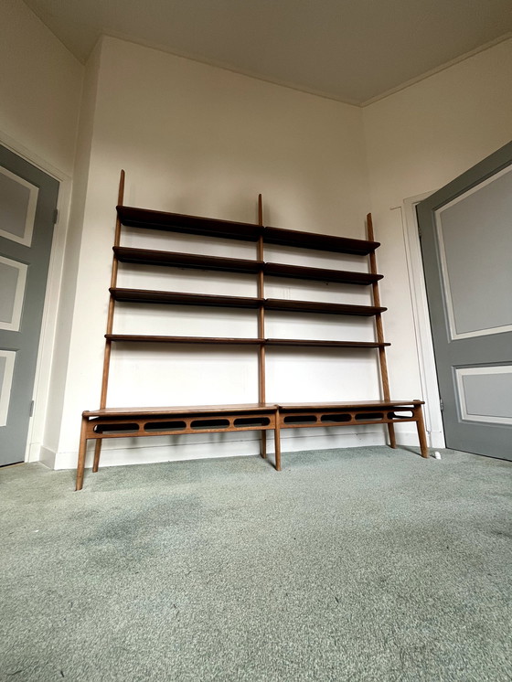 Image 1 of Vintage Wooden Bookcase, Design By William Watting