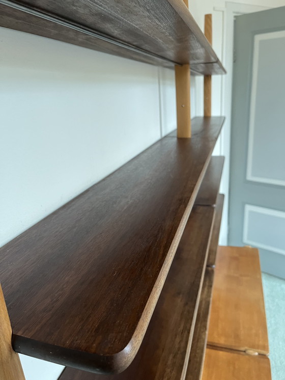 Image 1 of Vintage Wooden Bookcase, Design By William Watting