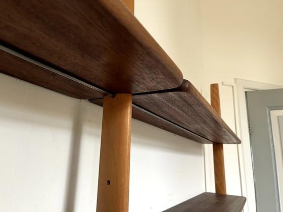 Image 1 of Vintage Wooden Bookcase, Design By William Watting
