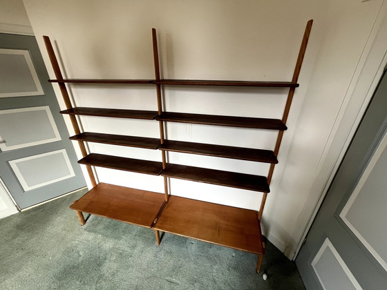 Image 1 of Vintage Wooden Bookcase, Design By William Watting