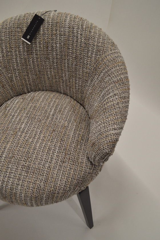 Image 1 of Dining Chair, Showroom Model, Wood & Fabric