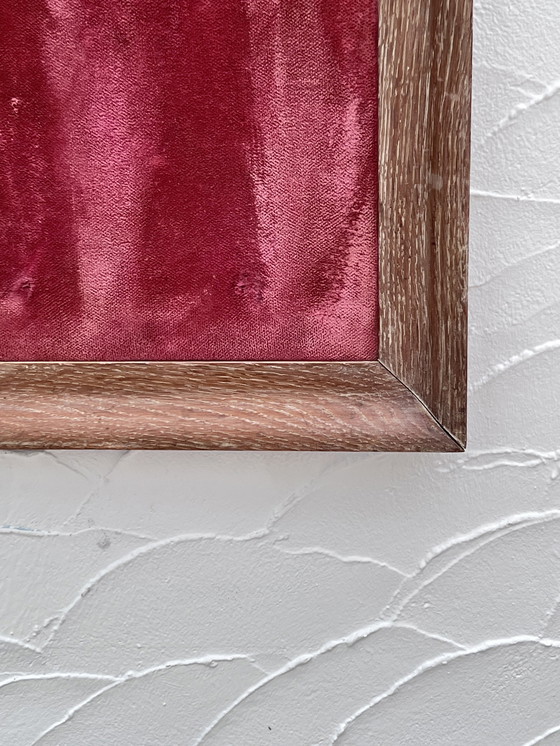 Image 1 of  Cornice in legno con velluto