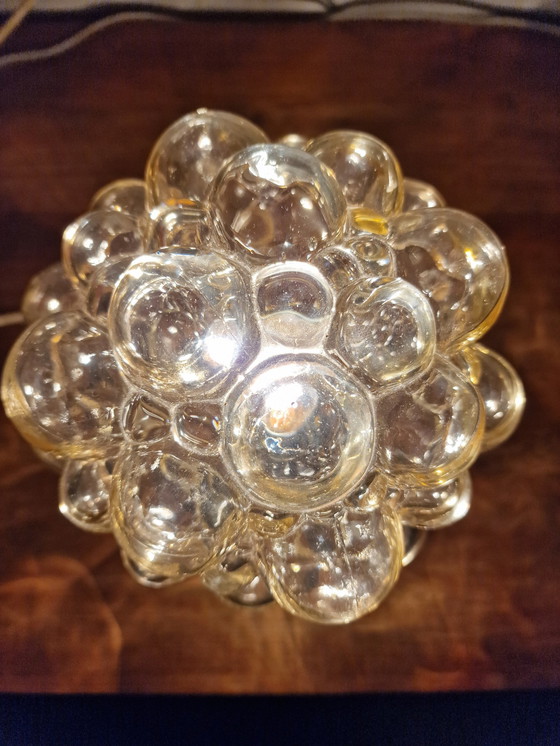 Image 1 of Rare And Beautiful Bubble Lamp By Helena Tynell For Glashutte Limburg