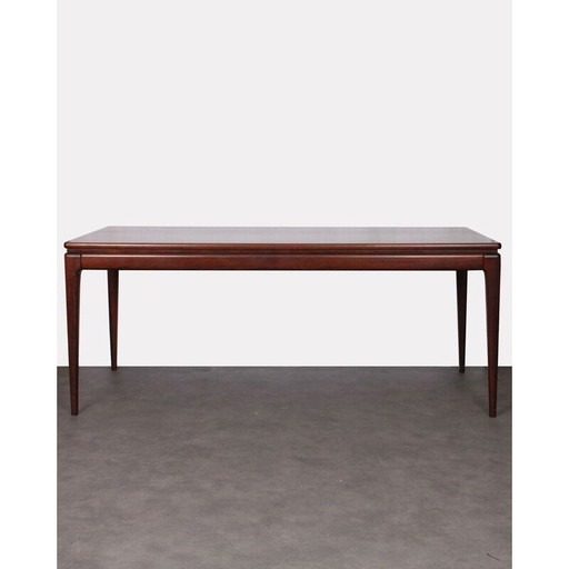 Vintage wooden coffee table by Milos Sedlacek and Karel Vycital, Czech