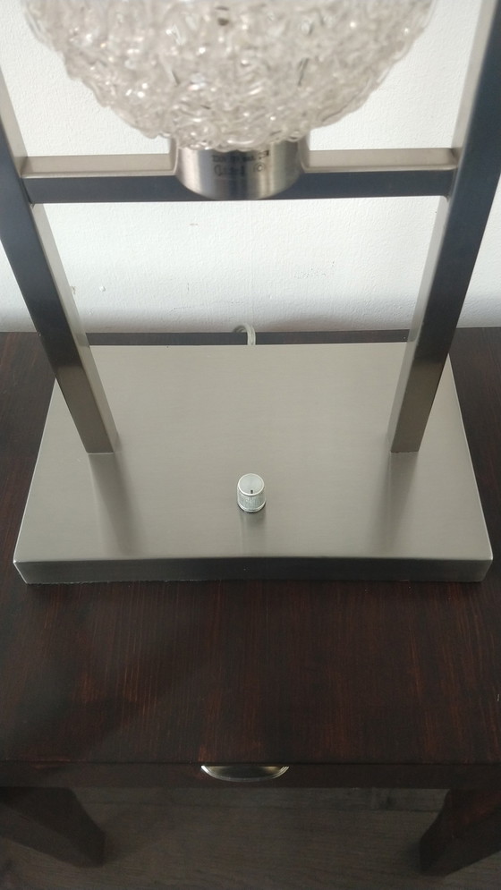 Image 1 of Table Lamp Stainless Steel With Dimmer