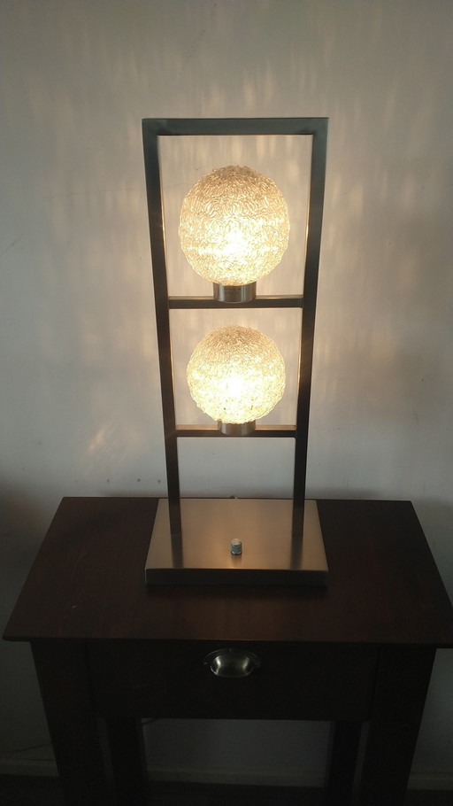 Table Lamp Stainless Steel With Dimmer