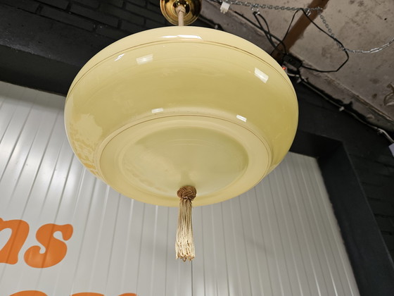 Image 1 of Pendant lamp glass 1930s