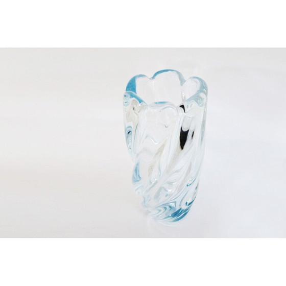 Image 1 of Vaso vintage a cascata in vetro di Edvin Ohrstrom per Orrefors, Svezia 1940