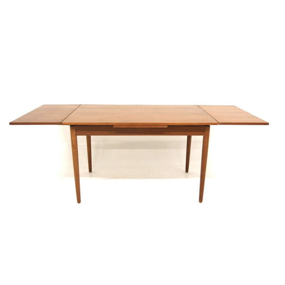 Image 1 of Tavolo da pranzo vintage in teak "portafoglio" per Farstrup, Danimarca 1960