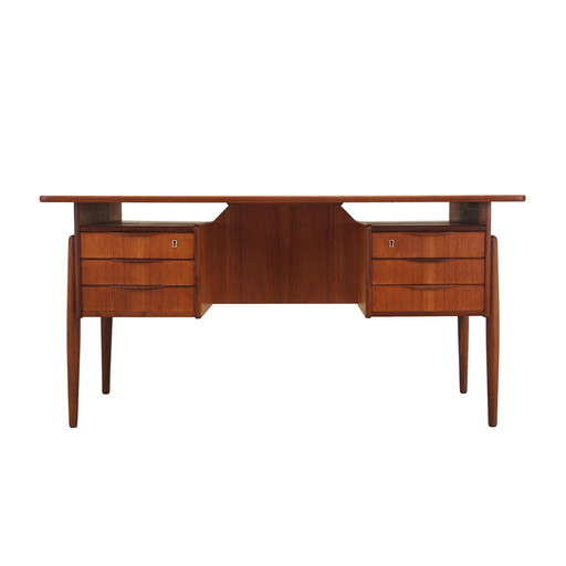 Teak Desk, Danish Design, 1970S, Production: Denmark