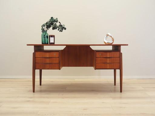 Teak Desk, Danish Design, 1970S, Production: Denmark