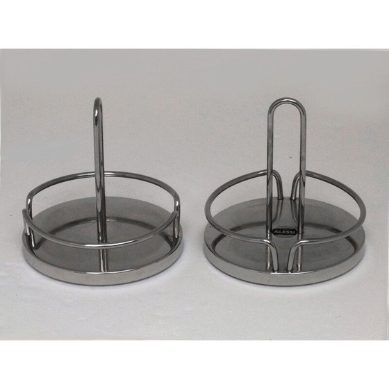 Image 1 of Contenitori in acciaio vintage di Ettore Sottsass per Alessi, 1980