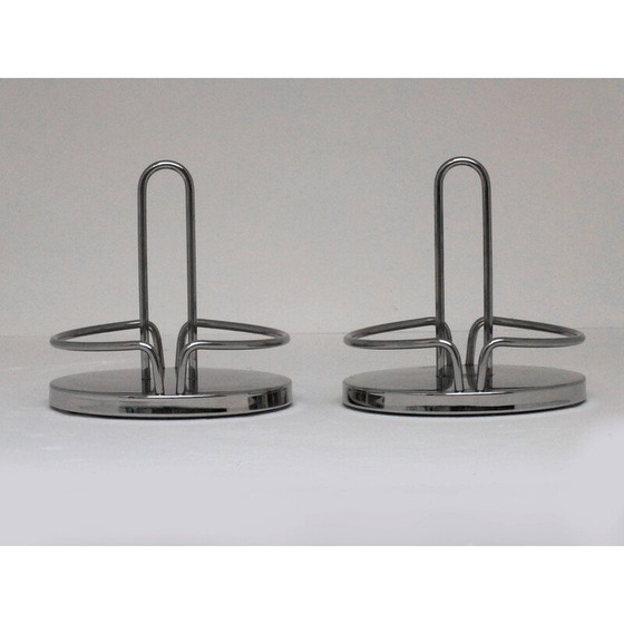 Image 1 of Contenitori in acciaio vintage di Ettore Sottsass per Alessi, 1980