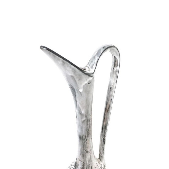 Image 1 of Vintage grey ceramic soliflore, 1970