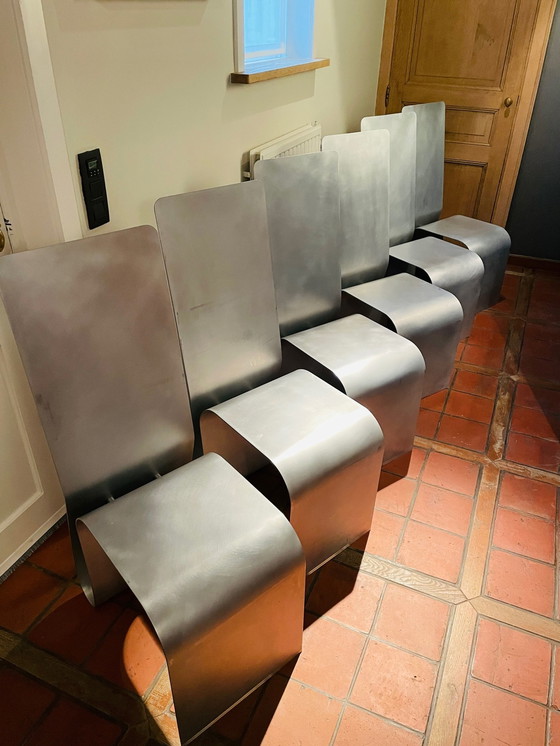 Image 1 of 6x Aluminium Design Chairs