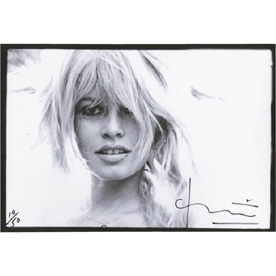 Image 1 of Vintage photograph of Brigitte Bardot by Bert Stern, 2009