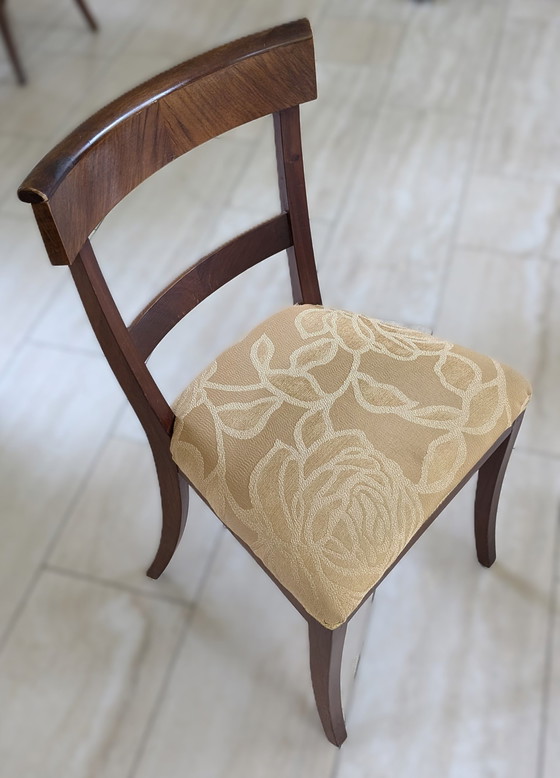 Image 1 of Biedermeier Dining Table With 4 Chairs