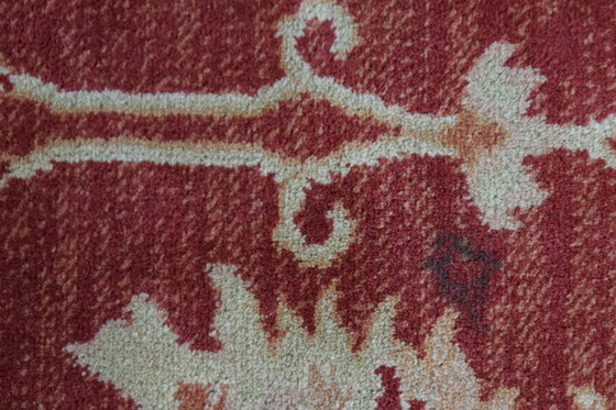 Image 1 of Rug with red and yellow tones made of sheep's wool, 325 x 170 cm