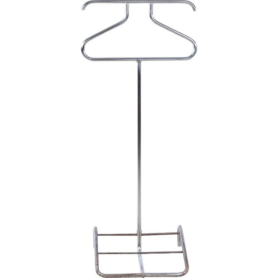 Image 1 of Vintage Bauhaus coat rack in chromed steel tube