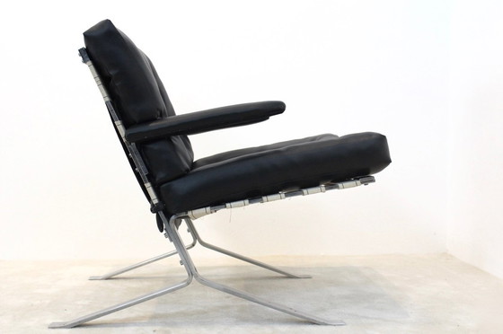 Image 1 of Mid-Century Low-Back Lounge Chair