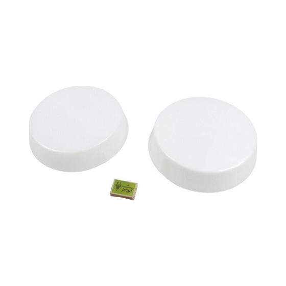 Image 1 of Coppia di lampade da soffitto bianche vintage di Rudolf Zimmermann per Rzb Bamberg, Germania 1970