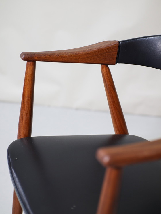 Image 1 of Thomas Harlev 213 Armchair Office Chair Danish Vintage