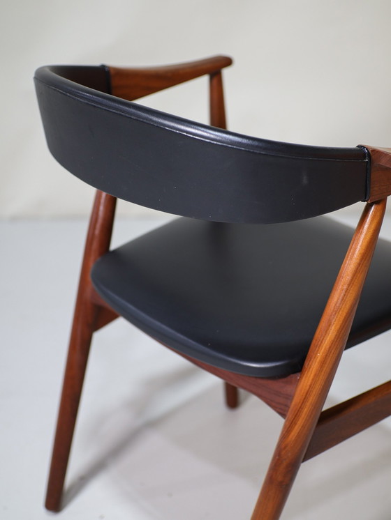 Image 1 of Thomas Harlev 213 Armchair Office Chair Danish Vintage