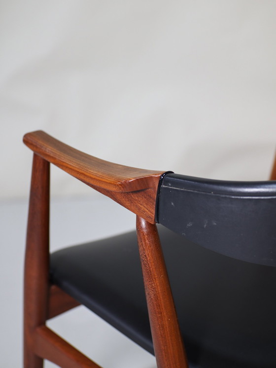 Image 1 of Thomas Harlev 213 Armchair Office Chair Danish Vintage