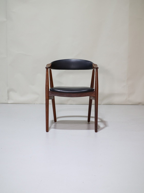 Image 1 of Thomas Harlev 213 Armchair Office Chair Danish Vintage