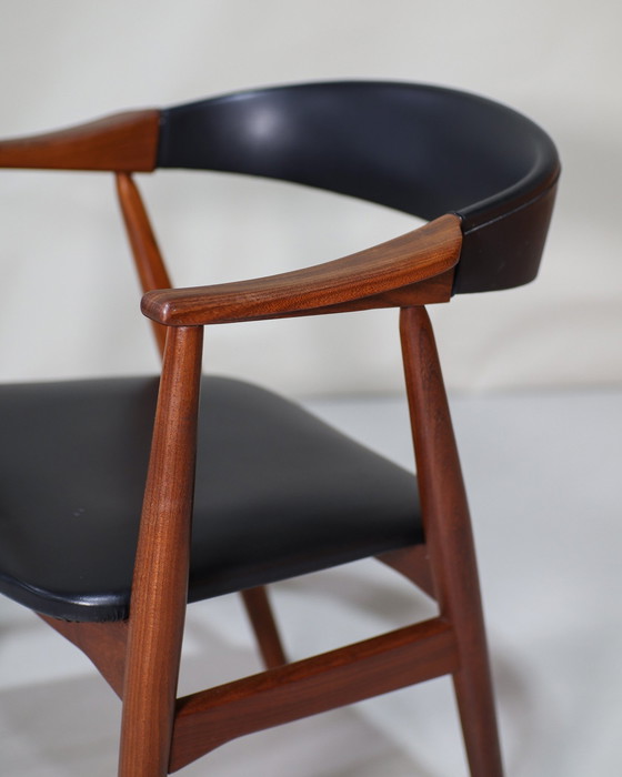 Image 1 of Thomas Harlev 213 Armchair Office Chair Danish Vintage