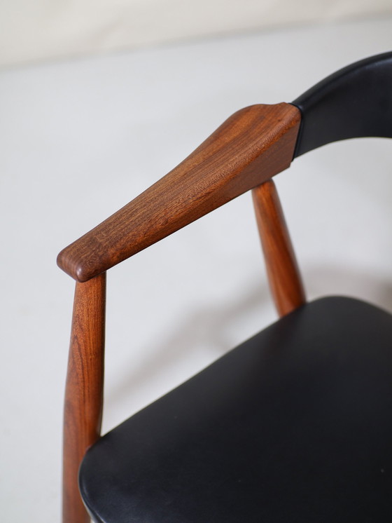 Image 1 of Thomas Harlev 213 Armchair Office Chair Danish Vintage