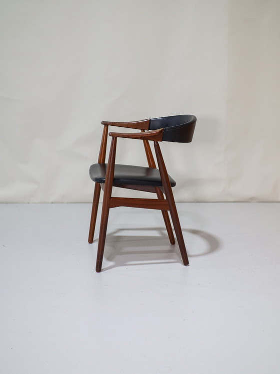 Image 1 of Thomas Harlev 213 Armchair Office Chair Danish Vintage