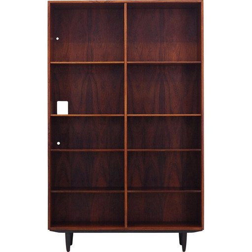 Rosewood bookcase, Danish design, 1970s, manufacturer: Omann Jun