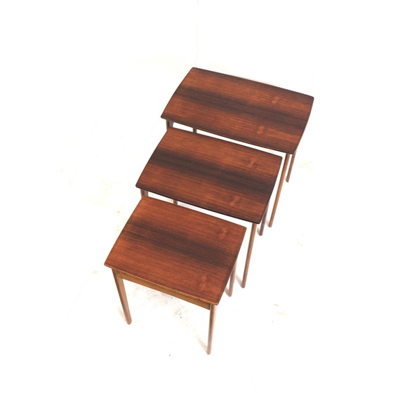 Image 1 of 3x Danish side tables