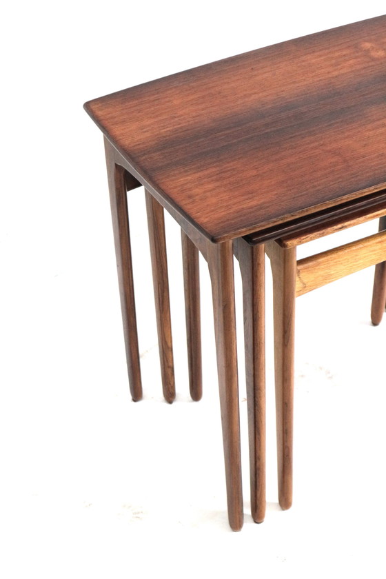 Image 1 of 3x Danish side tables