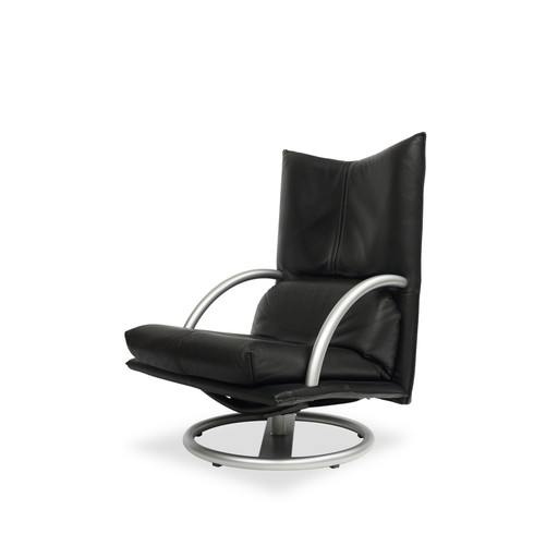 Rolf Benz Bmp 418 Torino Armchair Leather Black