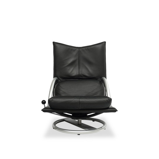 Rolf Benz Bmp 418 Torino Armchair Leather Black