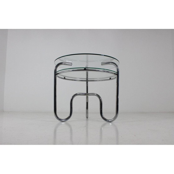 Image 1 of Vintage chrome steel tubular table, 1930