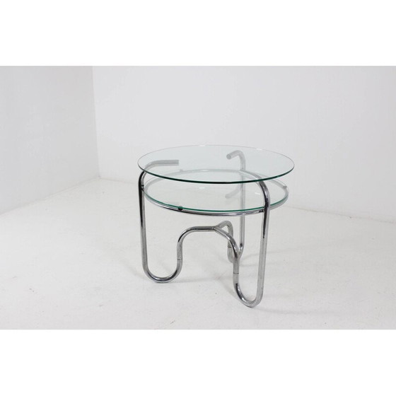 Image 1 of Vintage chrome steel tubular table, 1930