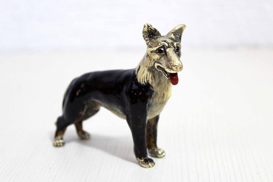 Image 1 of Collie in solid pewter 1970/80