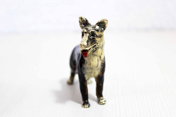 Image 1 of Collie in solid pewter 1970/80