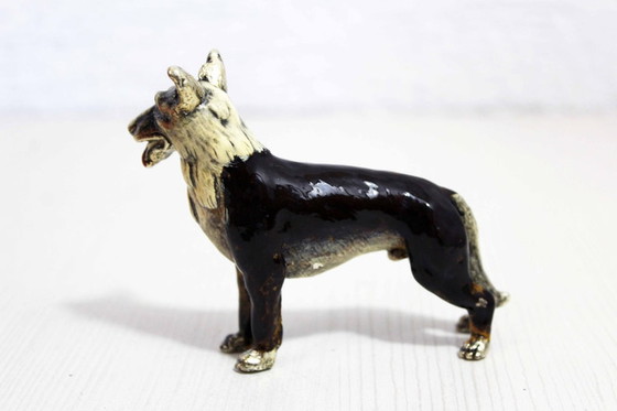 Image 1 of Collie in solid pewter 1970/80