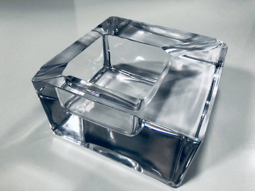 Large Vintage Ashtray - Crystal - Sèvres France - 1970