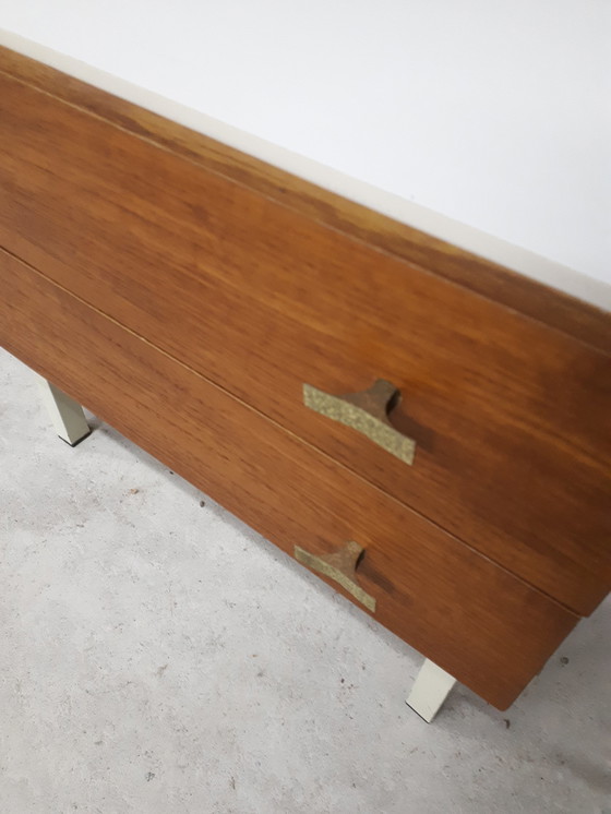 Image 1 of Comodino vintage anni '60 con cassettiera