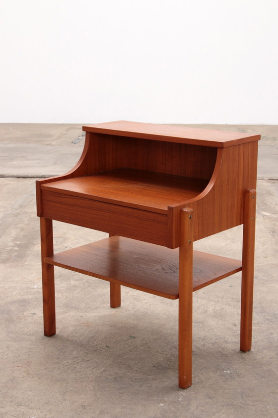 Image 1 of Scandinavian Nightstands Teak by Ab Carlstrom & Co,1960 Sweden