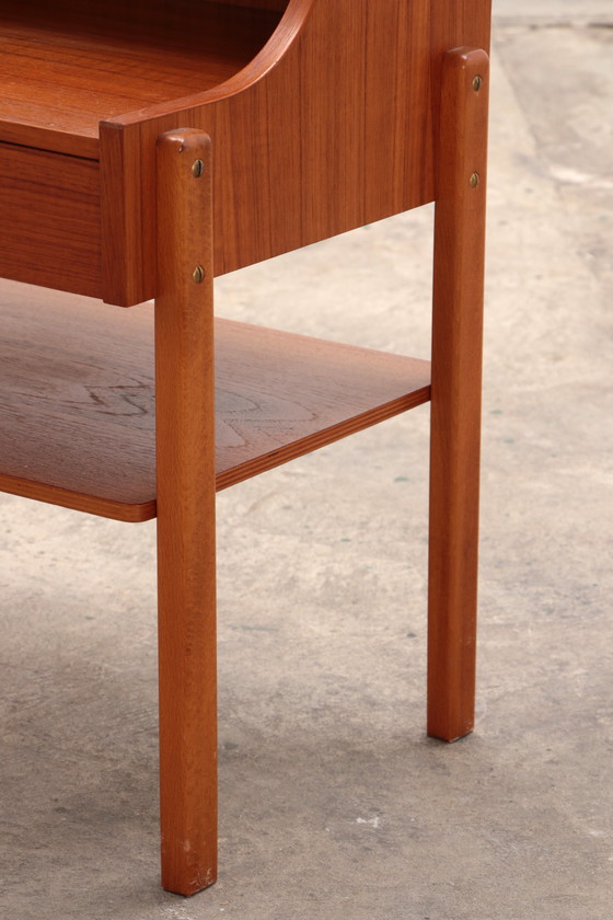 Image 1 of Scandinavian Nightstands Teak by Ab Carlstrom & Co,1960 Sweden